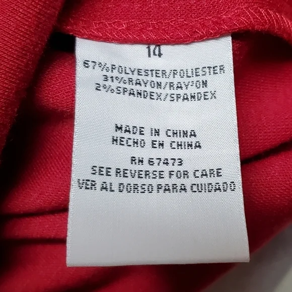 Retro Julian Taylor Red Front Ruffle Scoop Neck Belted Short Sleeve Midi Dress - Picture 14 of 15